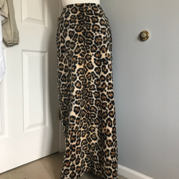 NEW Vintage Cheetah Print Maxi Skirt - Picture 3 of 7
